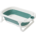 KidEasy foldable baby bathtub shown on a plain white background, highlighting its compact and portable desig