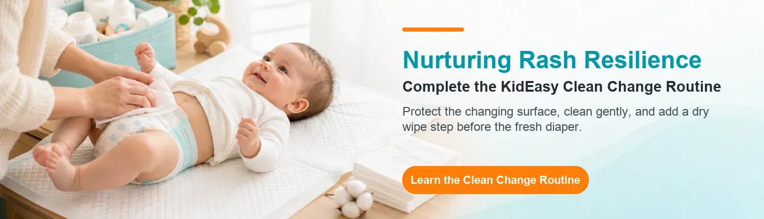 KidEasy Clean Change Routine for Nurturing Rash Resilience