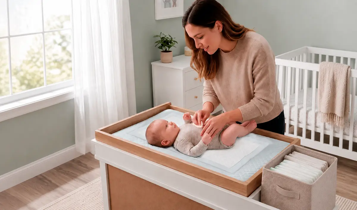 KidEasy disposable changing pad used for a clean changing surface while traveling