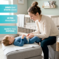 KidEasy disposable changing pad used for toddler diaper change in the nursery